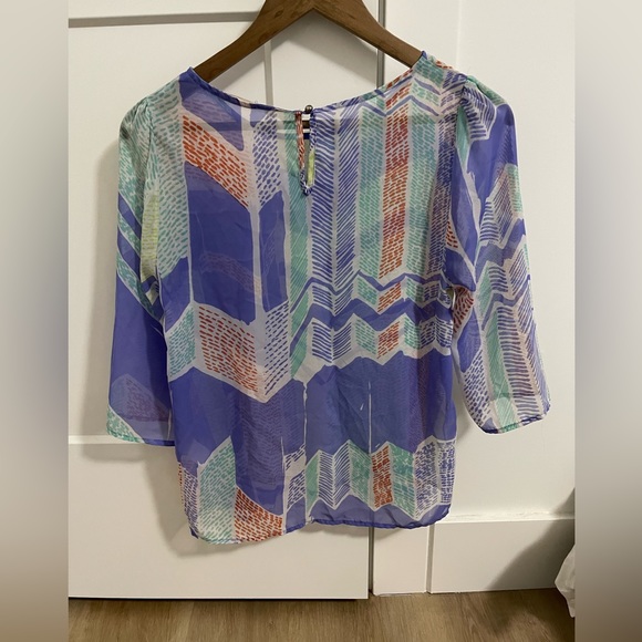 PRINTED BLOUSE - Picture 2 of 2